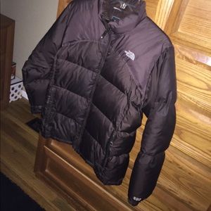 SOLD.North Face 600 fill down coat. Brown Girls XL