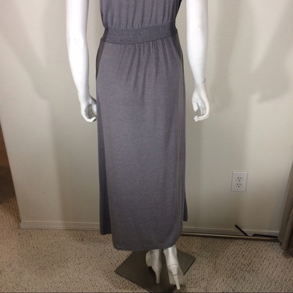 Poof! Brand Gray One Shoulder Dress - Picture 5 of 6