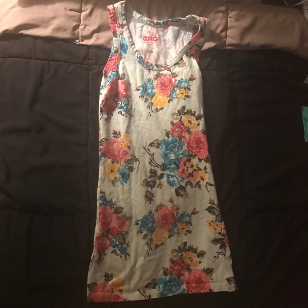 Floral tank top