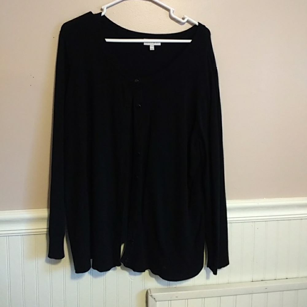 Black button down cardigan 22/24