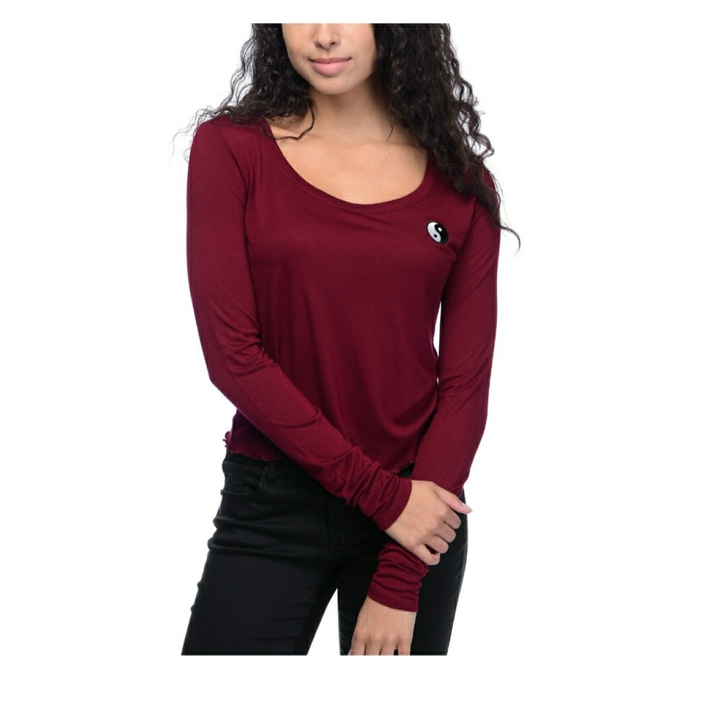 Ying yang long sleeve top