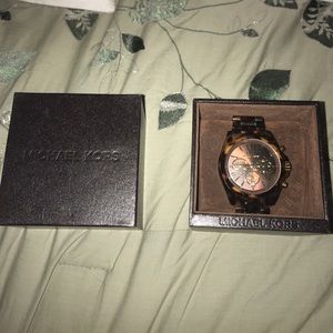 NIB Michael Kors Tortoise Shell Watch