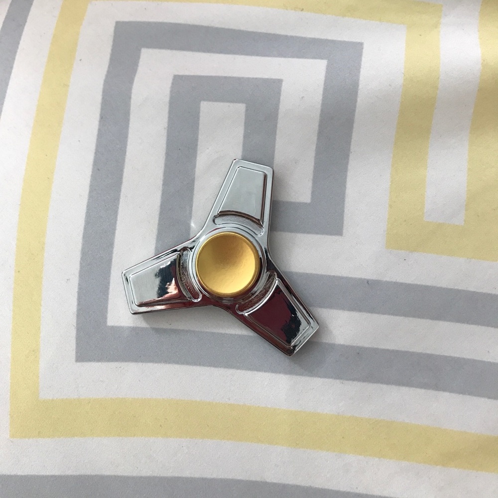 ***PRICE DROP***Gold and Silver Fidget Spinner