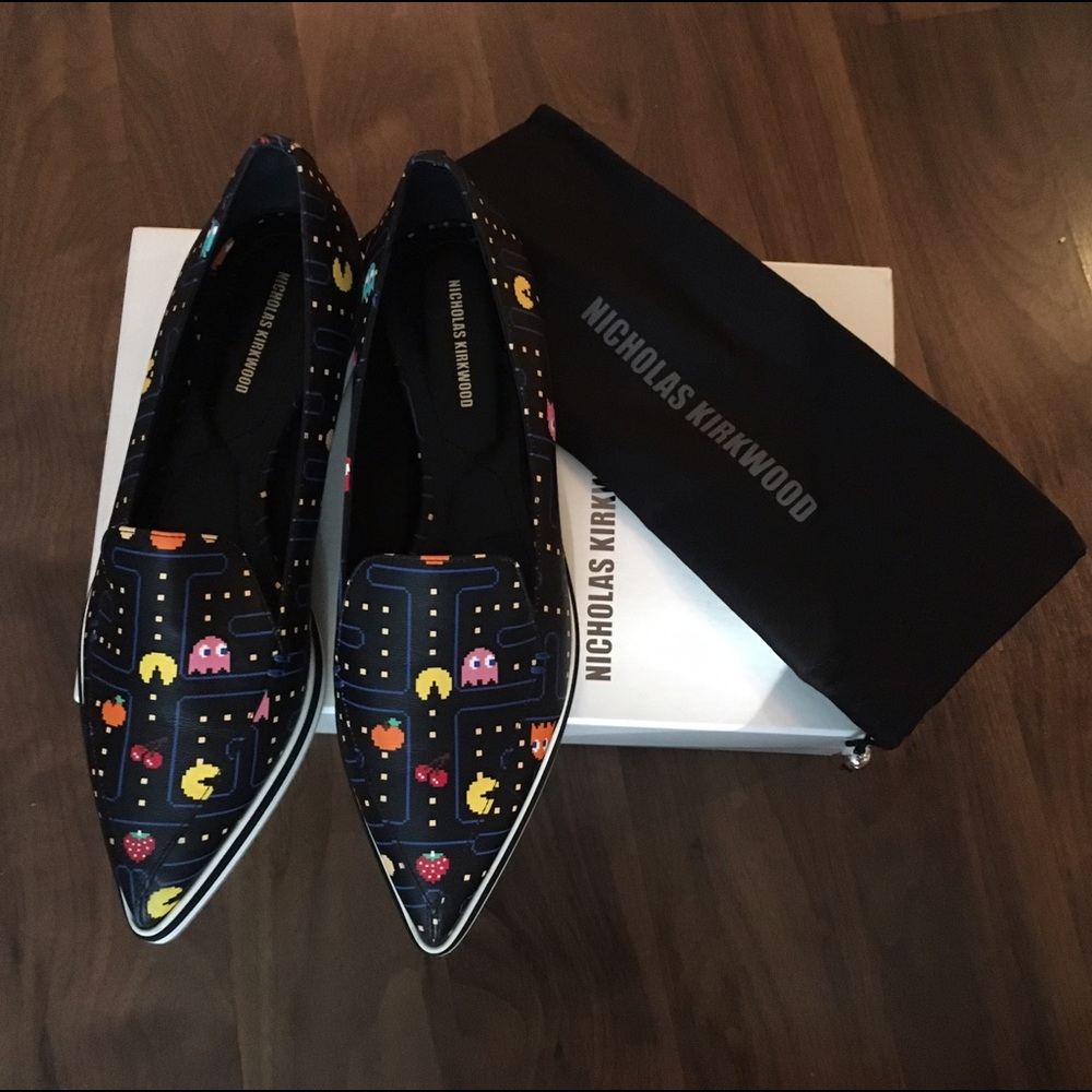 🎉HP🎉 Nicholas Kirkwood Pac-Man Alona loafers NWT