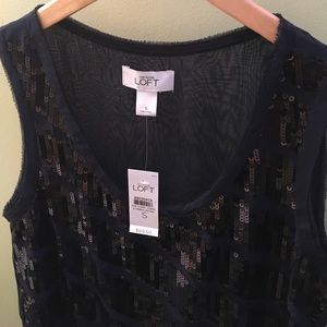 Ann Taylor sequin tank NWT size small