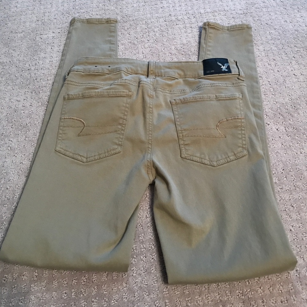 AE super stretch khaki Jegging