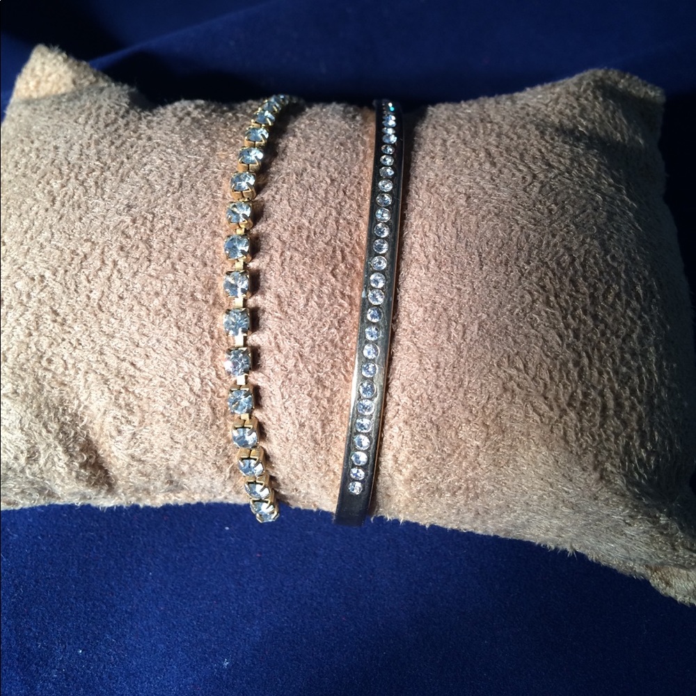 💎💕Rhinestone Bracelet Set💖 DONATING SATURDAY