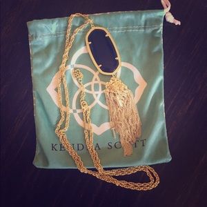 Kendra Scott Rayne Necklace in Navy