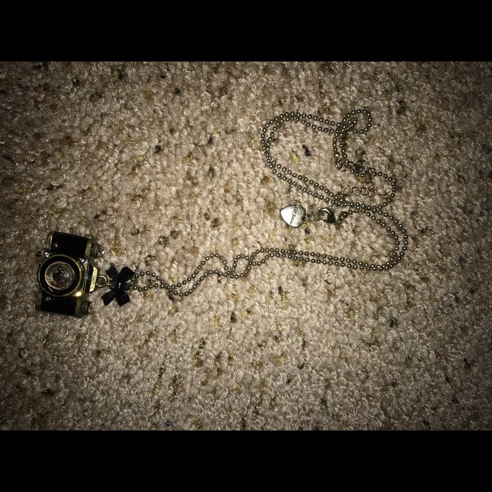 Betsey Johnson camera necklace !!!