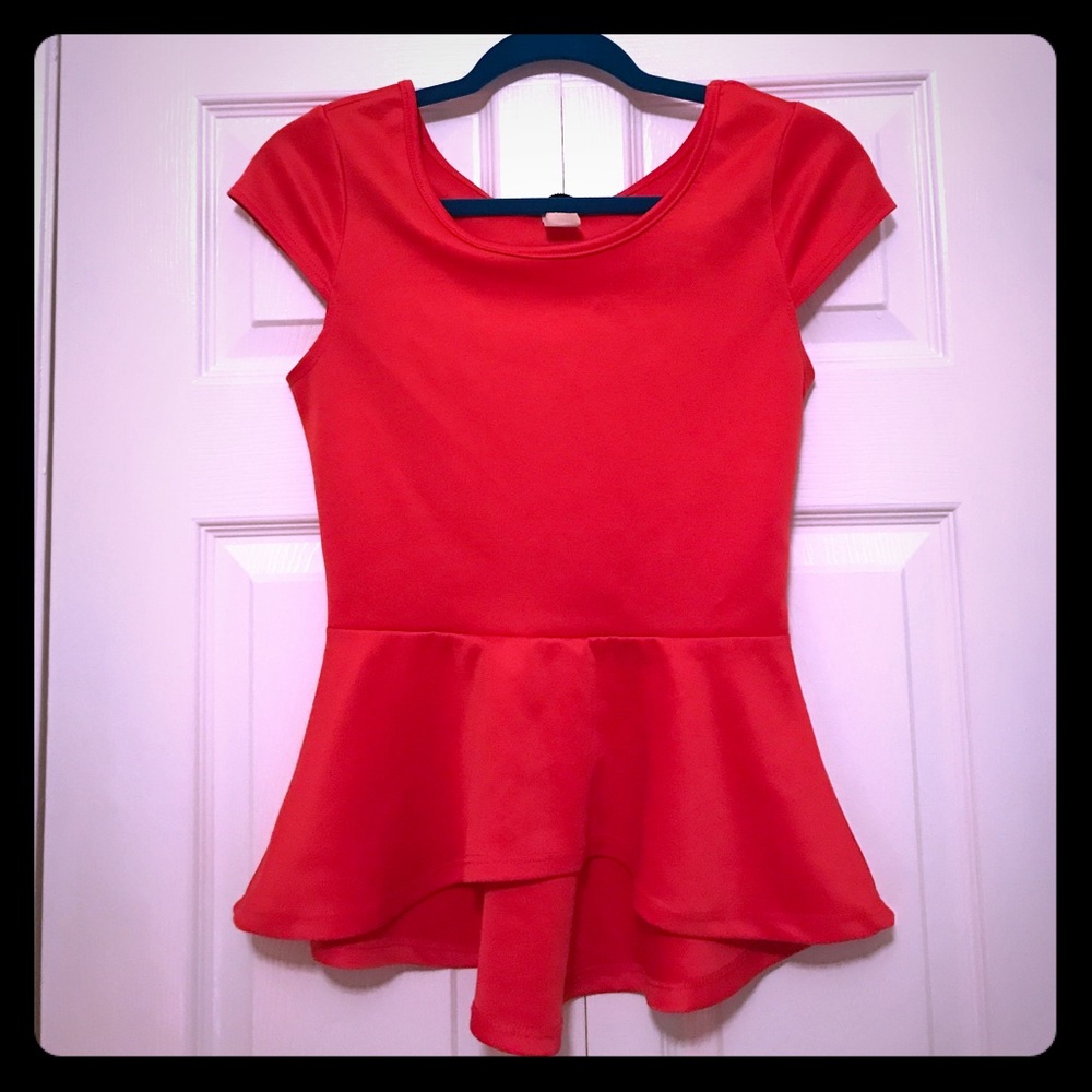 Hi-Lo Peplum Top