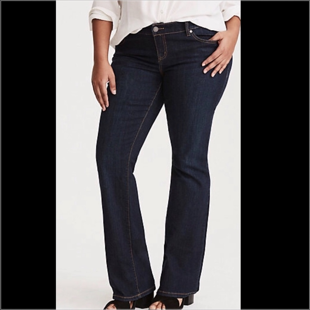 2 Pairs- Torrid Relaxed fit boot cut jeans