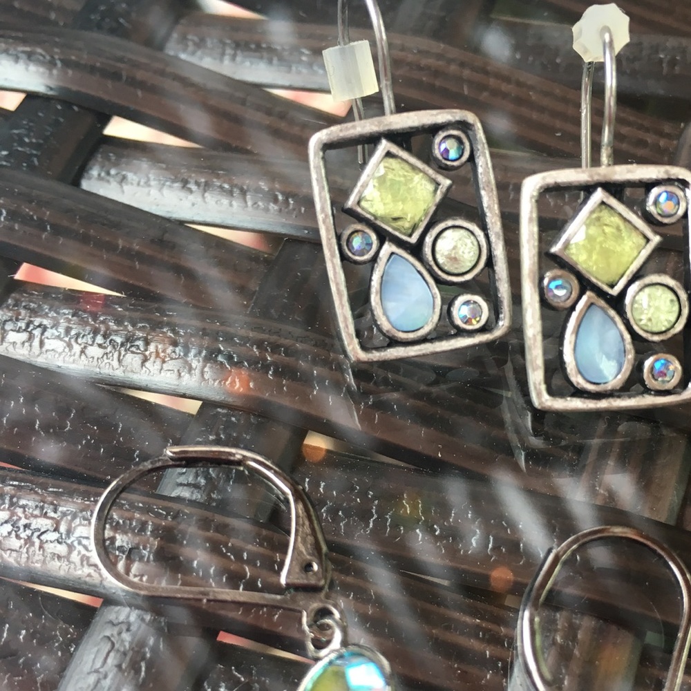 Lia Sophia bundle of two sets of earrings