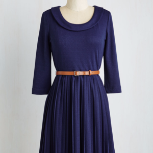 Modcloth Presentation Perfection dress cobalt blue