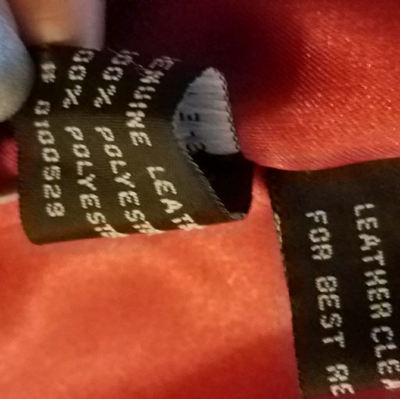 Steve Madden Red vintage leather jacket - Picture 4 of 8