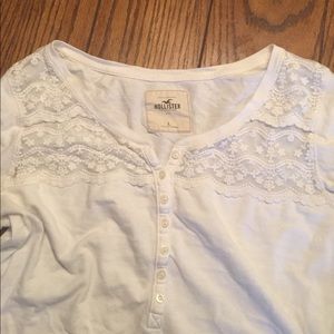 I'm selling a white Hollister shirt. :)