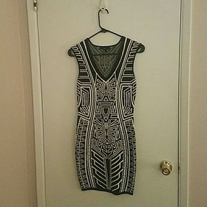 Fun and flirty little black and white dress