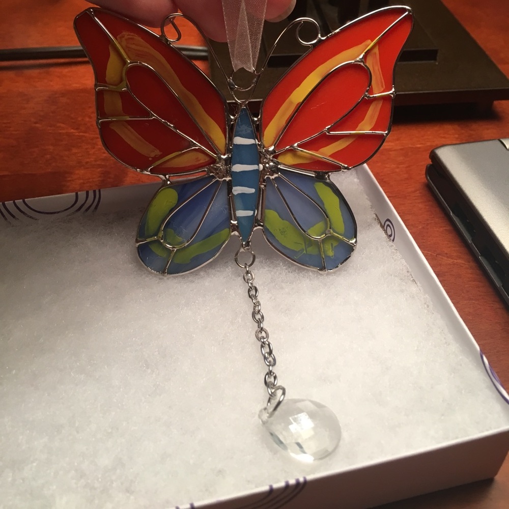 Brand new butterfly sun catcher !