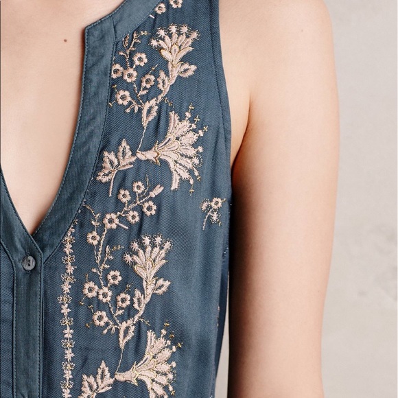 ❤️SOLD❤️Tiny Syden Embroidered Dress Anthropologie - Picture 3 of 4