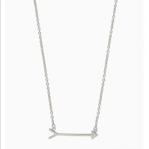 Stella and Dot Silver On the Mark Necklace