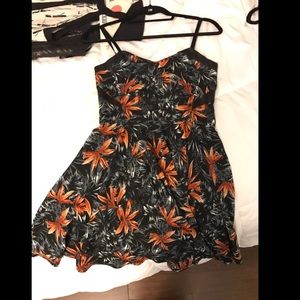 THE KOOPLES Floral Fit-and-Flare Dress