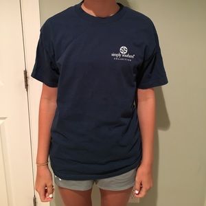 Navy blue simply southern shirt