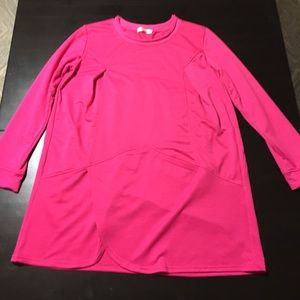 Pink athletic sweatshirt