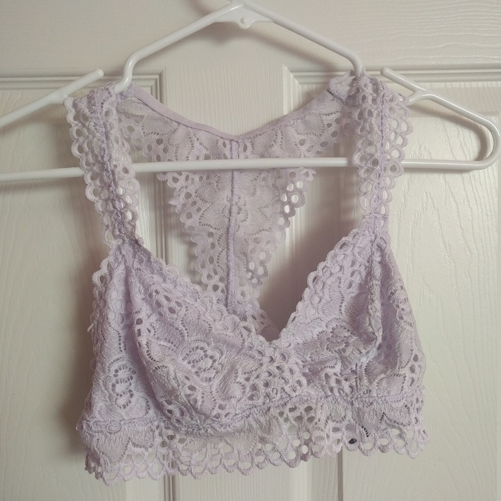 Aerie lilac racerback bralette