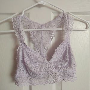 Aerie lilac racerback bralette
