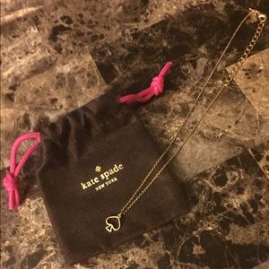 Kate Spade open spade necklace.