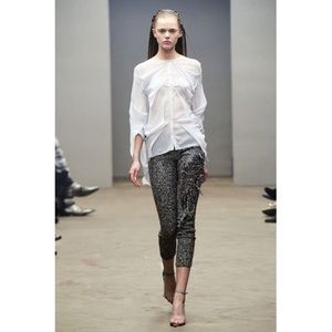 Ann Sofie Back Distressed Boucle Trouser