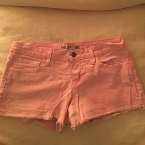 Pink Rinse Demin Shorts