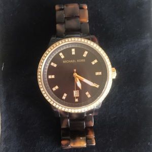 Michael Kors Tortoise Shell Watch