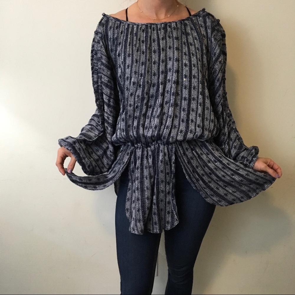SOLD NWT Free People Little Shine Back Tunic Top - Picture 1 of 8