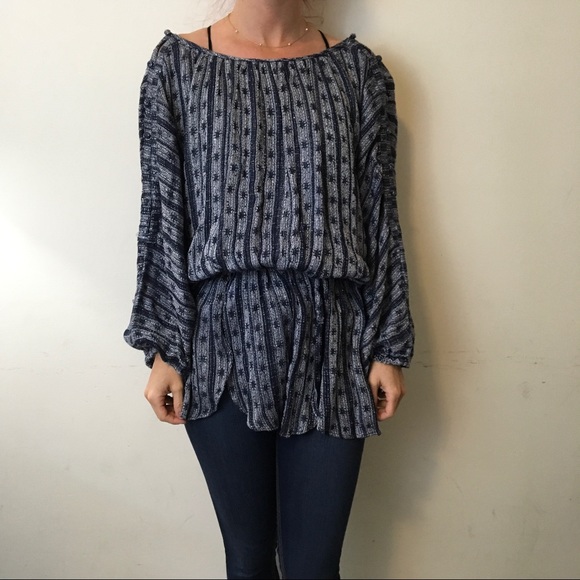 SOLD NWT Free People Little Shine Back Tunic Top - Picture 2 of 8