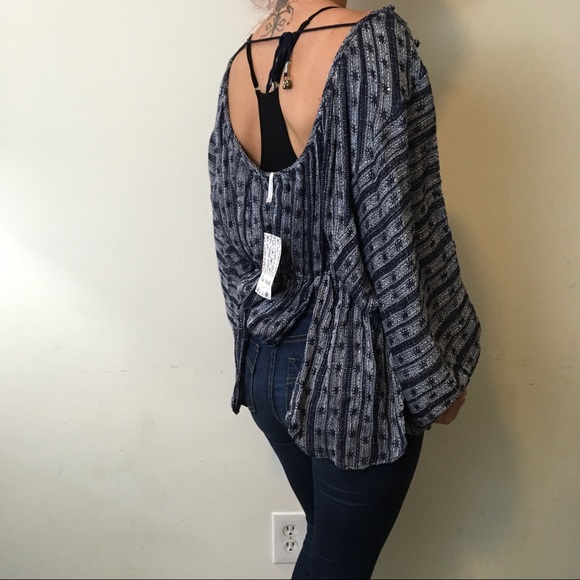 SOLD NWT Free People Little Shine Back Tunic Top - Picture 5 of 8