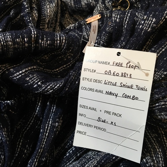 SOLD NWT Free People Little Shine Back Tunic Top - Picture 8 of 8