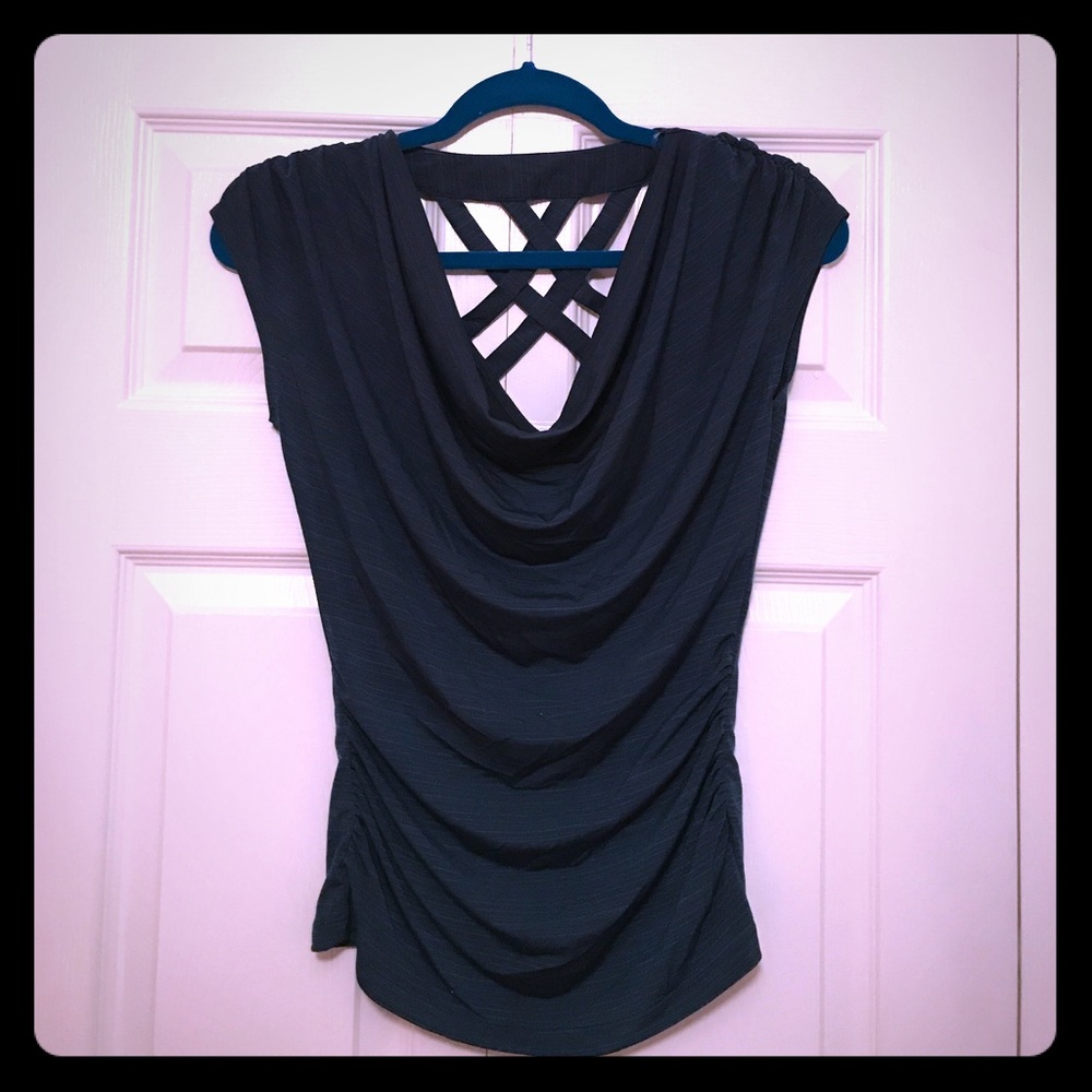 Emerald Green Cowl Neck Top