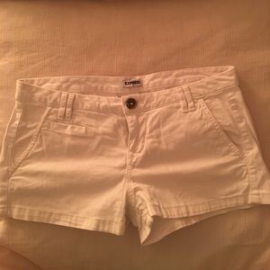 White Express Shorts