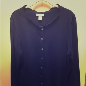 Tweeds Navy Blue Cardigan