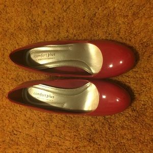 Short Red Pumps