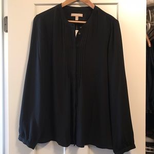 NWT medium Banana Republic button down sheer shirt