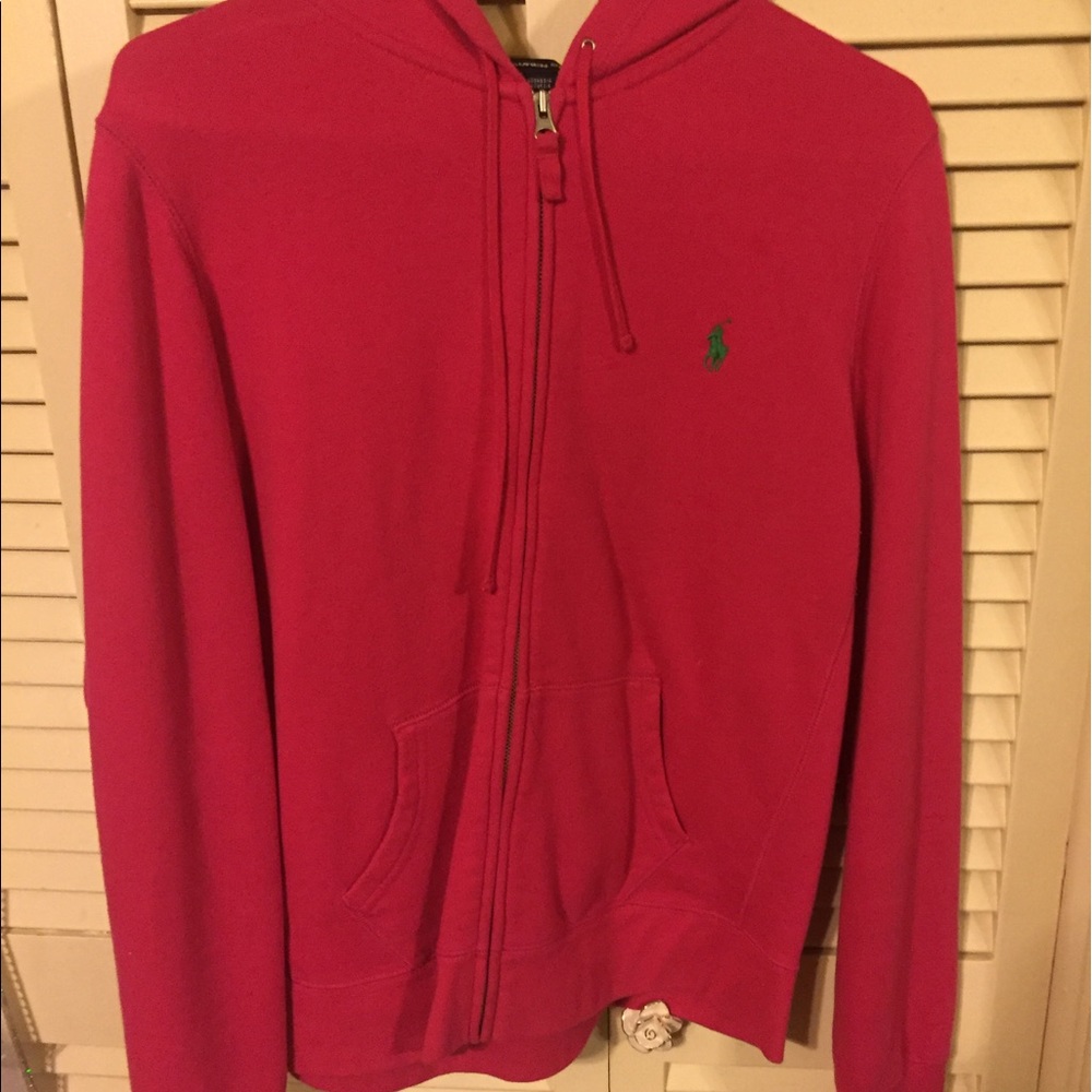 Pink Ralph Lauren sweatshirt