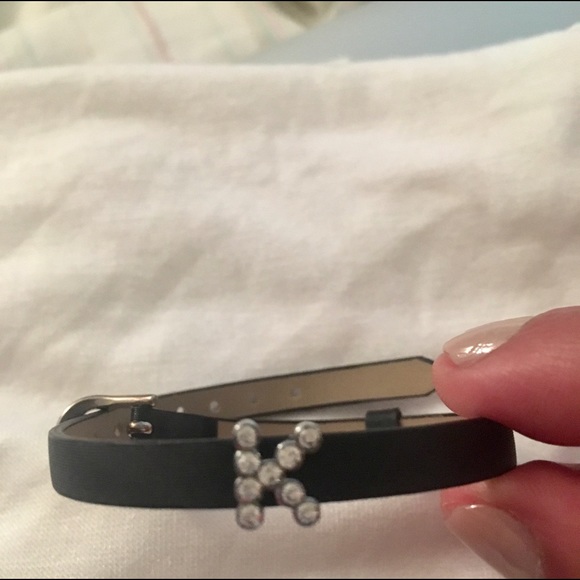 "K" Rhinestone Bracelet - Picture 2 of 4