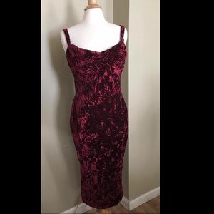 NWOT Tatyana Crushed Velvet Dress - XL