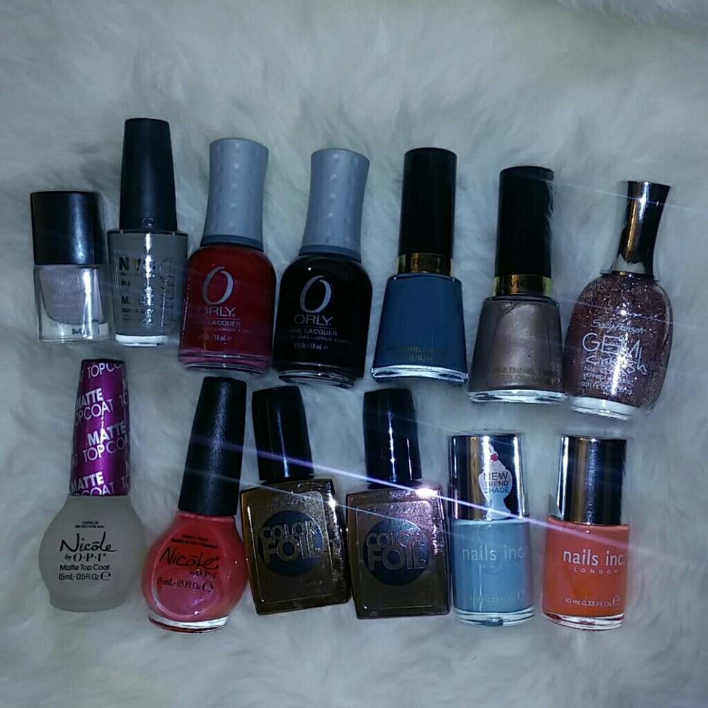 Moving sale! 13 used Nail Polish lot