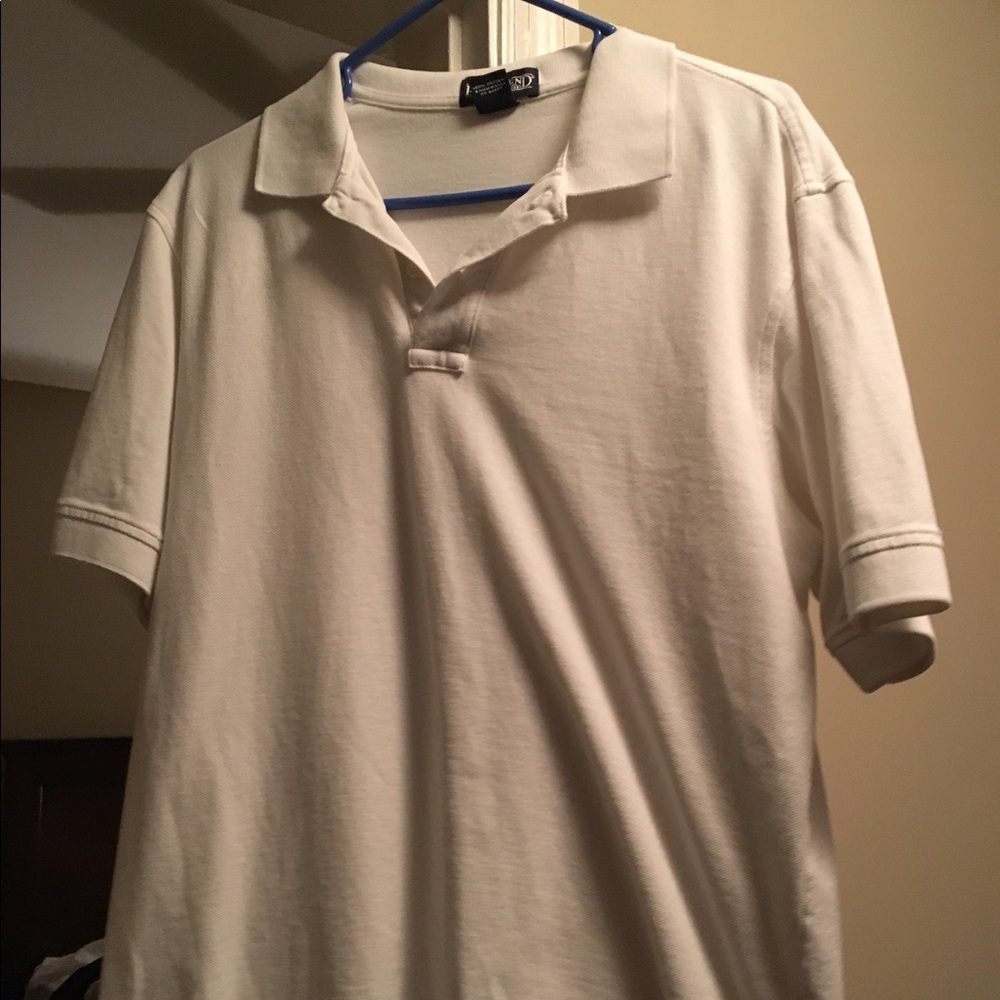 Lands end White polo