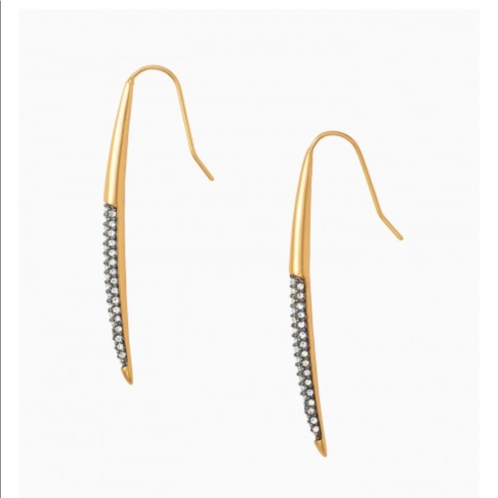 Stella and Dot New Moon Earrings