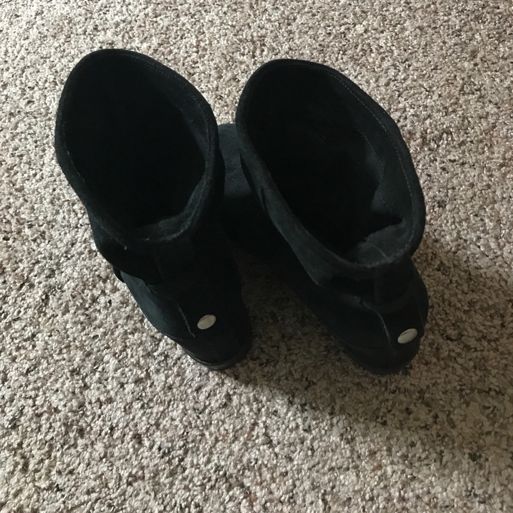 Zara Black Suede Boots