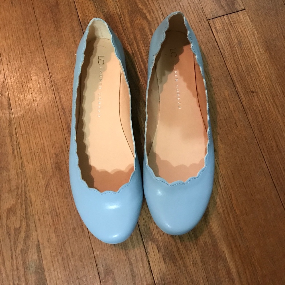 Lauren Conrad blue flats