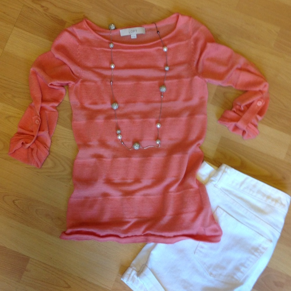 🎉SALE 🎉 Salmon Sweater by LOFT